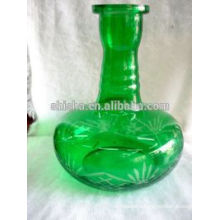 Big size handmade carving shisha wine bottle